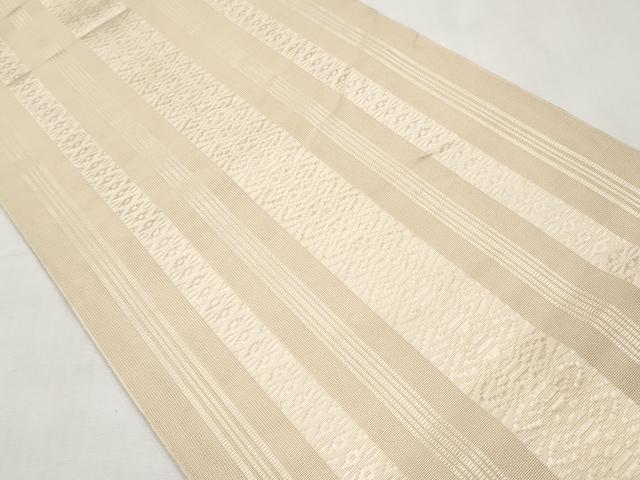 平和屋着物＊夏物　本場筑前博多織　八寸名古屋帯　紗献上　正絹　逸品　CABJ5934tx