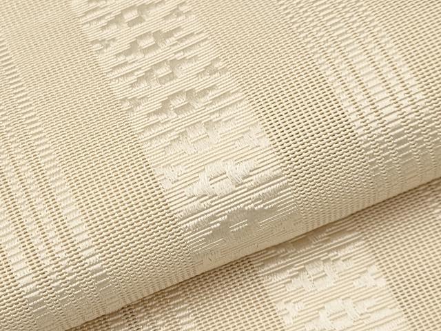 平和屋着物＊夏物　本場筑前博多織　八寸名古屋帯　紗献上　正絹　逸品　CABJ5934tx