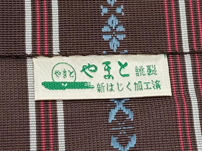 平和屋着物＊夏物　本場筑前博多織　八寸名古屋帯　紗献上　やまと誂製　正絹　逸品　CABJ5936tx