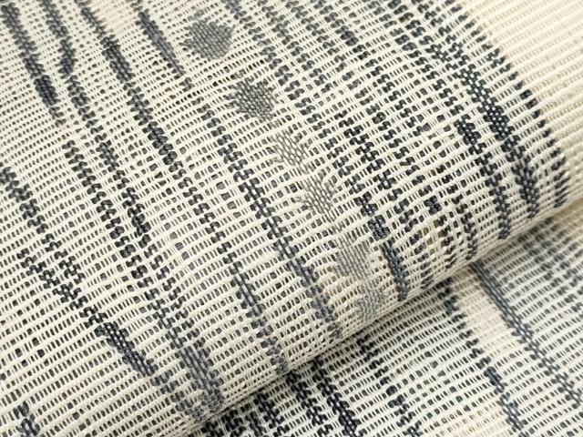 平和屋着物＊夏物　八寸名古屋帯　色紙文　正絹　逸品　CABJ5938tx