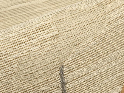 平和屋着物＊夏物　八寸名古屋帯　枝椿　銀糸　正絹　逸品　CABJ5943tx