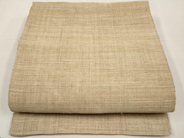 平和屋着物＊夏物　八寸名古屋帯　霞文　麻　逸品　CABJ5944tx