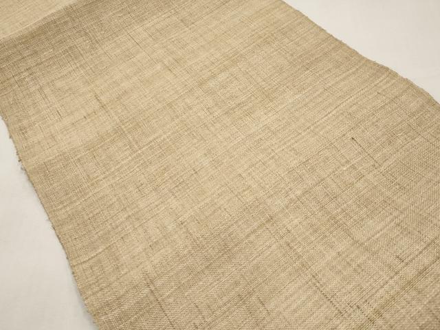 平和屋着物＊夏物　八寸名古屋帯　霞文　麻　逸品　CABJ5944tx