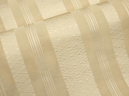 平和屋着物＊夏物　本場筑前博多織　八寸名古屋帯　紗献上　丁子色　正絹　逸品　CABJ5957tx