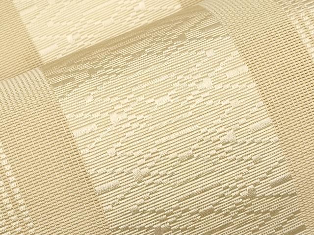 平和屋着物＊夏物　本場筑前博多織　八寸名古屋帯　紗献上　丁子色　正絹　逸品　CABJ5957tx