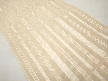 平和屋着物＊夏物　本場筑前博多織　八寸名古屋帯　紗献上　正絹　逸品　CABJ5958tx