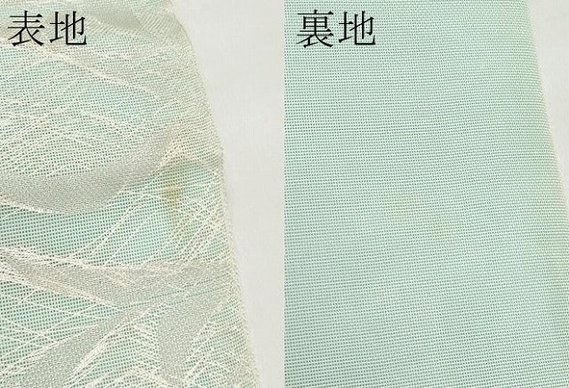 平和屋着物＊夏物　六通柄袋帯　枝花文　銀糸　正絹　逸品　CABJ5968tx