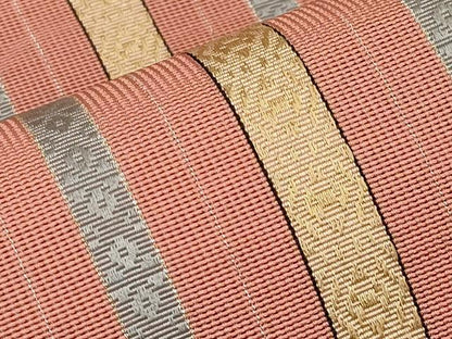 平和屋着物＊夏物　本場筑前博多織　八寸名古屋帯　紗献上　正絹　逸品　CABJ5972tx