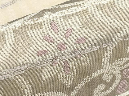 平和屋着物＊夏物　九寸名古屋帯　葡萄唐草文　正絹　逸品　未使用　CABJ5976tx