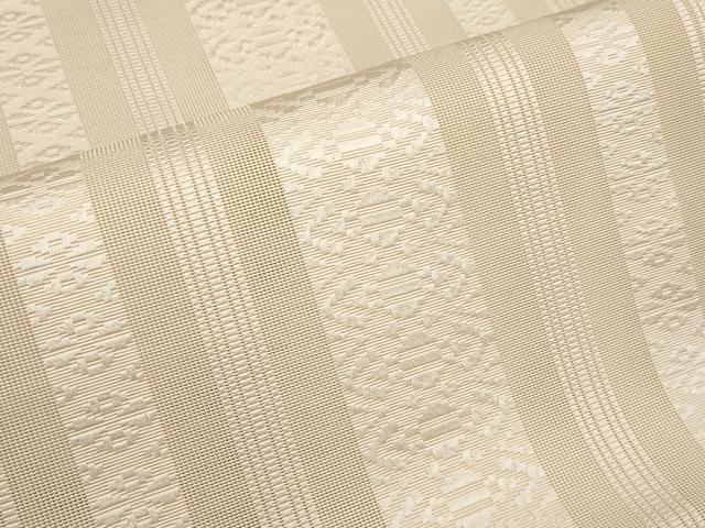 平和屋着物＊夏物　本場筑前博多織　八寸名古屋帯　紗献上　肌色　正絹　逸品　CABJ5981tx