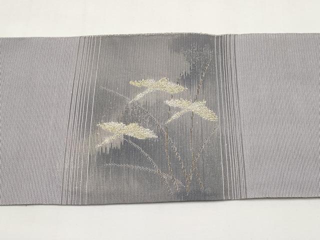 平和屋着物＊夏物　八寸名古屋帯　飛鶴文　金糸　CABJ5989tx