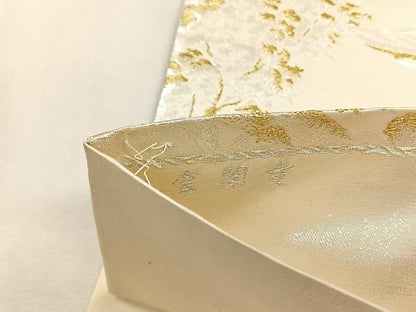 平和屋着物◎六通柄袋帯　金閣寺　金銀糸　正絹　逸品　CABJ6019yk