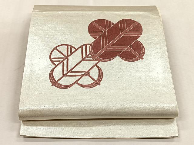 平和屋着物◎丸帯　幾何学文様　CABJ6062yk