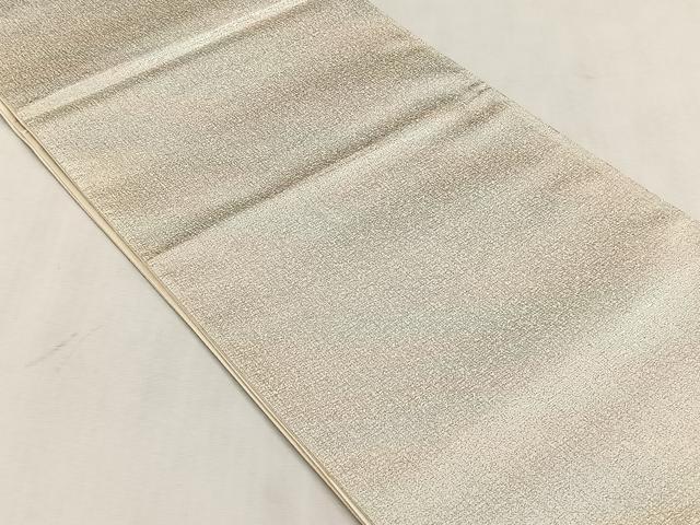 平和屋着物◎六通柄袋帯　作家物　霞文　ワンポイント　枝花文　正絹　逸品　CABJ6107yk