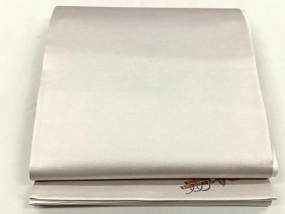 平和屋着物◎六通柄袋帯　霞文　ワンポイント　螺鈿　花筏文　金糸　正絹　逸品　未使用　CABJ6110yk