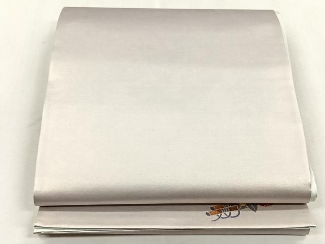 平和屋着物◎六通柄袋帯　霞文　ワンポイント　螺鈿　花筏文　金糸　正絹　逸品　未使用　CABJ6110yk