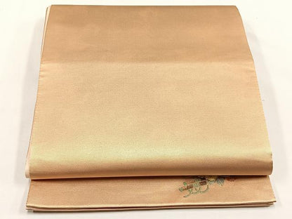 平和屋着物◎六通柄袋帯　霞文　ワンポイント　螺鈿　花筏文　金糸　正絹　逸品　未使用　CABJ6127yk