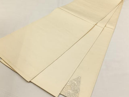 平和屋着物◎太鼓柄袋帯　総刺繍　菊尽くし　正絹　逸品　CABJ6128yk