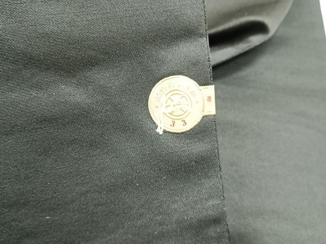 平和屋着物◎西陣　六通柄袋帯　籬花文　黒地　金糸　正絹　逸品　未使用　CABJ6166yk