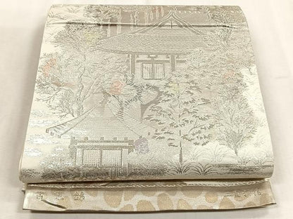 平和屋着物◎六通柄袋帯　古京錦　二重引箔　正絹　逸品　CABJ6184yk