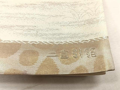 平和屋着物◎六通柄袋帯　古京錦　二重引箔　正絹　逸品　CABJ6184yk