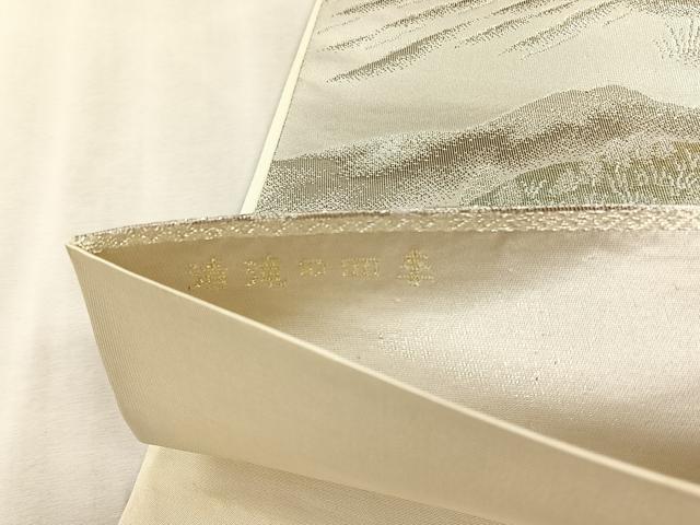 平和屋着物◎六通柄袋帯　清滝の四季　二重箔錦　正絹　逸品　未使用　CABJ6206yk