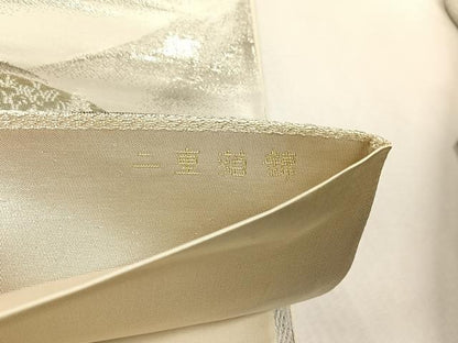 平和屋着物◎六通柄袋帯　清滝の四季　二重箔錦　正絹　逸品　未使用　CABJ6206yk