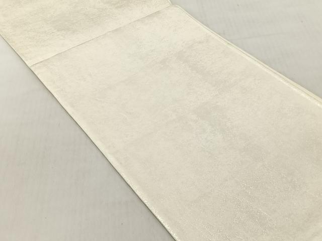 平和屋着物◎六通柄袋帯　霞文　銀糸　正絹　逸品　CABJ6277yk