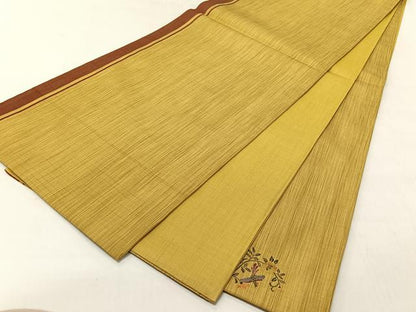 平和屋着物◎太鼓柄袋帯　花鳥文　正絹　逸品　CABJ6399yk