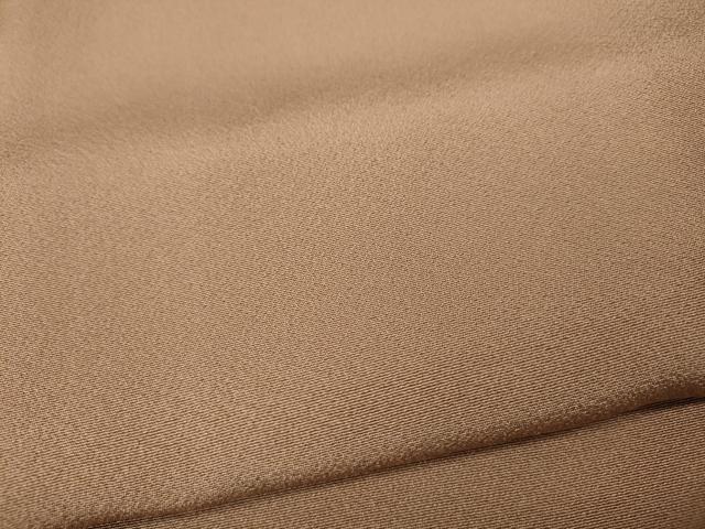 平和屋着物●上質な色無地　焦香色　正絹　逸品　CABJ6406ut