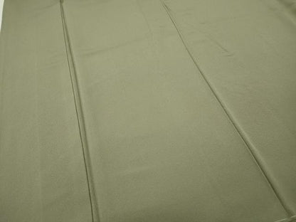 平和屋着物●上質な色無地　灰汁色　正絹　逸品　未使用　CABJ6407ut