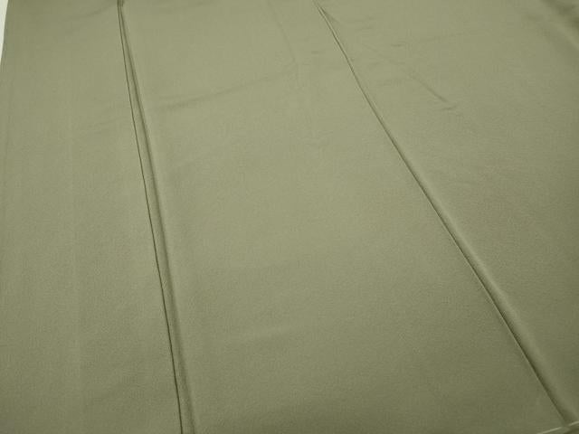 平和屋着物●上質な色無地　灰汁色　正絹　逸品　未使用　CABJ6407ut