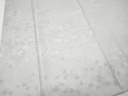 平和屋着物●豪華色留袖　色無地　草木地紋　牡丹鼠色　正絹　逸品　未使用　CABJ6411ut
