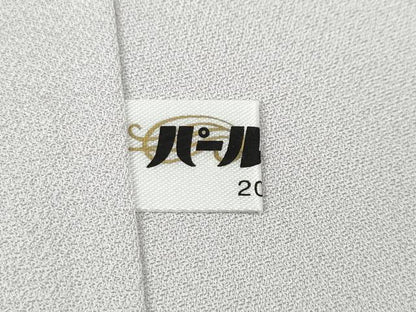 平和屋着物●豪華色留袖　色無地　草木地紋　牡丹鼠色　正絹　逸品　未使用　CABJ6411ut