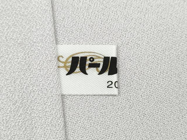平和屋着物●豪華色留袖　色無地　草木地紋　牡丹鼠色　正絹　逸品　未使用　CABJ6411ut