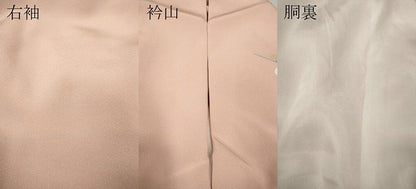 平和屋着物●訪問着　友禅　枝花文　暈し染め　正絹　逸品　CABJ6418ut