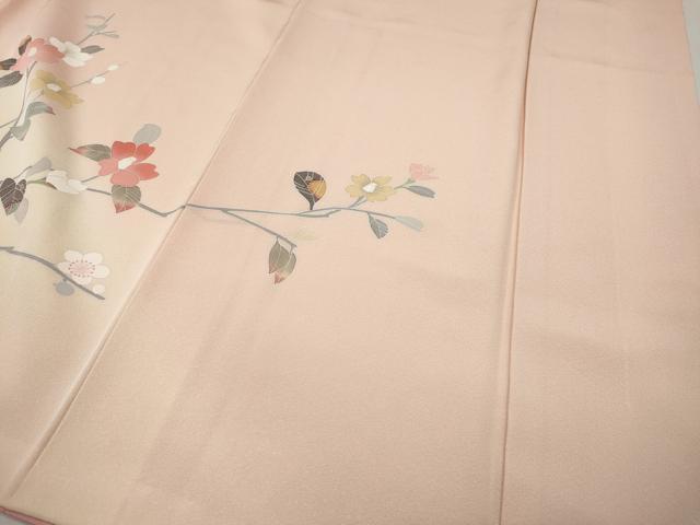 平和屋着物●訪問着　友禅　枝花文　暈し染め　正絹　逸品　CABJ6418ut