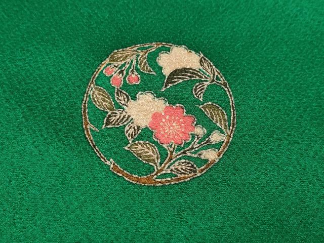 平和屋着物●豪華振袖　駒刺繍　花蝶丸文　暈し染め　十二単風　正絹　逸品　CABJ6432ut