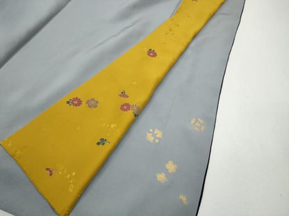 平和屋着物●豪華振袖　ふくれ織　刺繍　打ち出の小槌　瓢箪　舞花文　暈し染め　金彩　正絹　逸品　CABJ6433ut