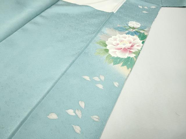 平和屋着物●豪華振袖　刺繍　草花文　暈し染め　正絹　逸品　CABJ6434ut