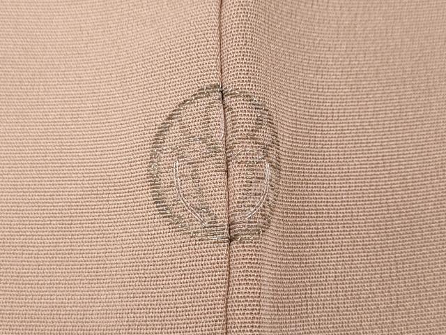 平和屋着物●中国三大刺繍　スワトウ刺繍　色留袖　草花文　金彩　正絹　逸品　CABJ6435ut