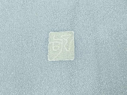 平和屋着物●訪問着　作家物　枝葉文　銀彩　仮絵羽　正絹　逸品　未使用　CABJ6437ut