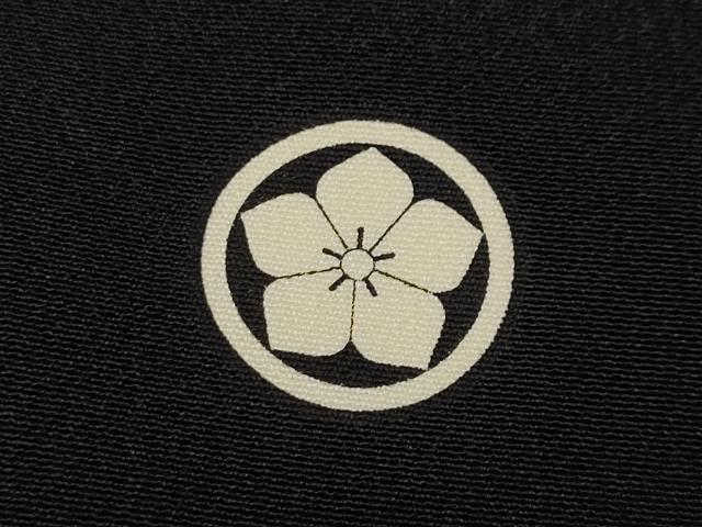 平和屋着物●豪華黒留袖　友禅　作家物　風景草花文　正絹　逸品　CABJ6441ut