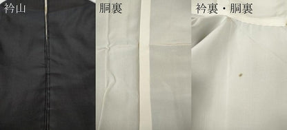 平和屋着物●本場大島紬　7マルキ　地空き　草花文　正絹　逸品　CABJ6442ut
