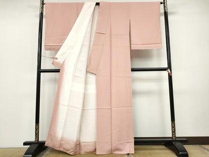 平和屋着物●銀座きしや　色無地　虹色　正絹　逸品　CABJ6456ut