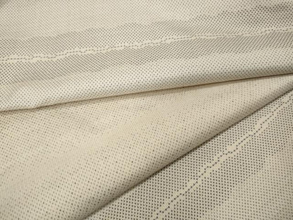 平和屋着物●本場大島紬　白大島　9マルキ　横段吉祥文　正絹　逸品　CABJ6463ut