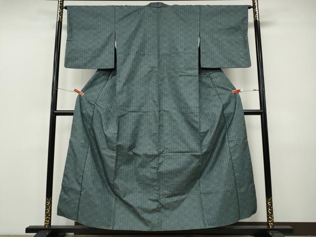 平和屋着物●本場大島紬　7マルキ　吉祥花文　正絹　逸品　CABJ6465ut