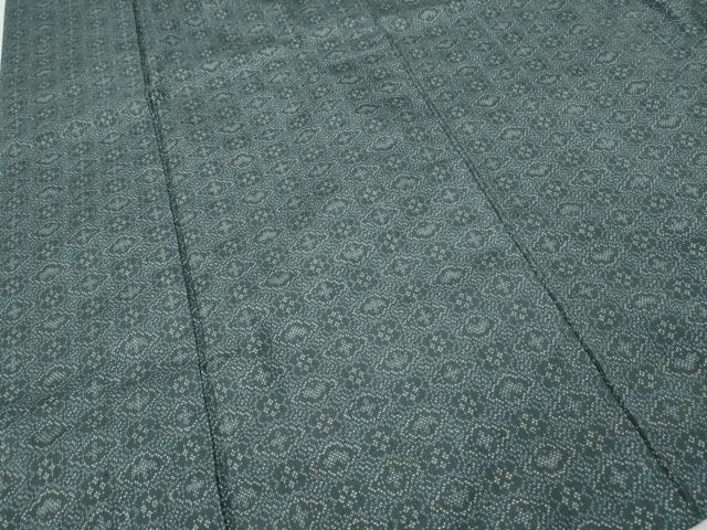 平和屋着物●本場大島紬　7マルキ　吉祥花文　正絹　逸品　CABJ6465ut