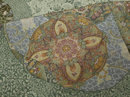 平和屋着物●訪問着　作家物　道長絵皿花文　正絹　逸品　CABJ6469ut