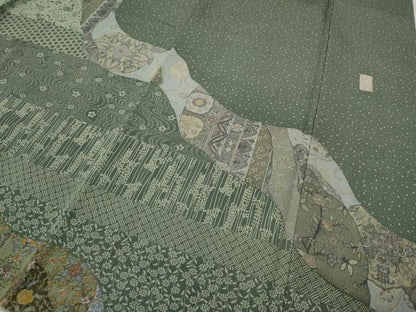 平和屋着物●訪問着　作家物　道長絵皿花文　正絹　逸品　CABJ6469ut